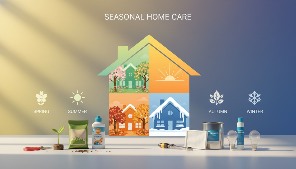 how often should you do home maintenance checklist by season