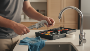 how to fix a leaking faucet without calling a plumber step by step