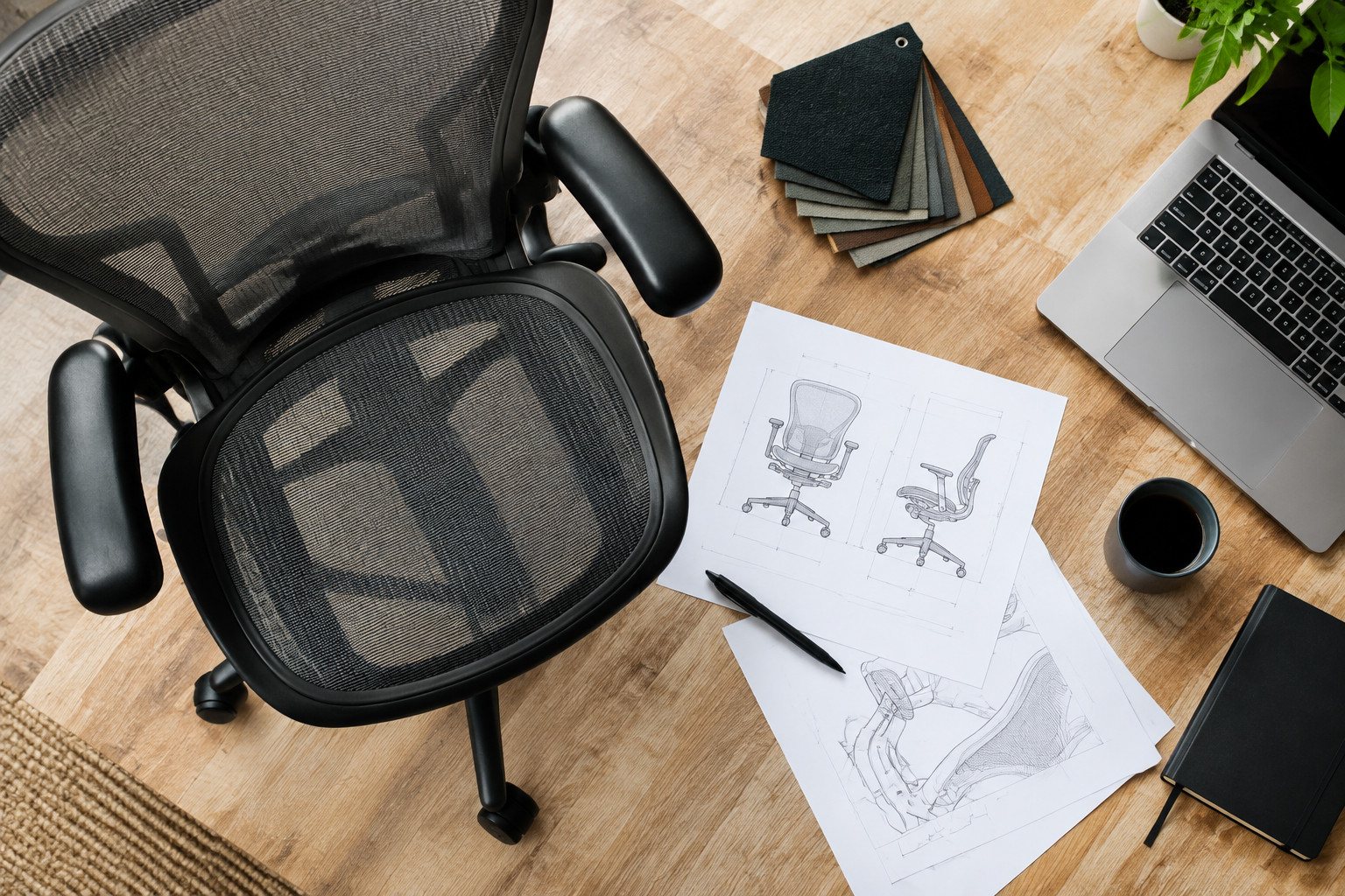 What separates a Herman Miller Aeron executive office chair from a leather executive seat