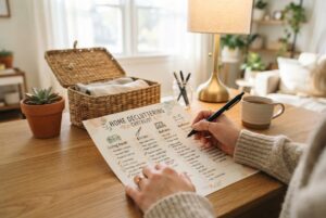 decluttering checklist